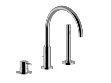 MY FUTURE - 5965BD - 3 hole chromed brass bathtub mixer by Rubinetteria Giulini - view 2